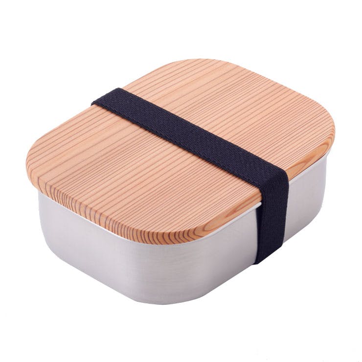 HANAKO 木蓋付きフードボックス ステンレス M 62036 670ml 弁当箱 ゴムバンド付き アドバンスドア はなこ 工房アイザワMサイズ お弁当箱・ランチボックス HANAKO 木蓋付きフードボックス ステンレス M 62036 670ml 弁当箱 ゴムバンド付き アドバンスドア はなこ 工房アイザワMサイズ お弁当箱・ランチボックス