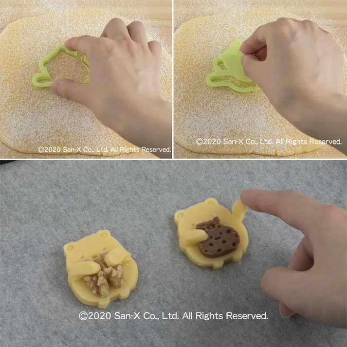 すみっコぐらし だっこクッキーセット しろくま&ふろしき DN0501/とんかつ&えびふらいのしっぽ DN0502 貝印【クッキー型 キャラクター 抜き型 型抜き お菓子作り 道具】 とんかつ