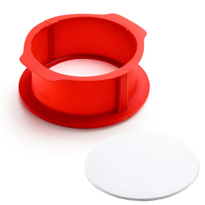 ルクエ スプリングフォームケーキ型 15cm セラミックプレート付き Lekue Springform φ15cm with ceramic plate【ケーキ型 シリコン 丸型 ホールケーキ 5号 お菓子型】