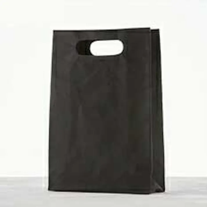 MATTROI マッチョイ ハンドホール ウォッシャブルペーパーバッグ【洗えるバッグ 手提げバッグ バッグ A4 ハンドメイド】 ブラック