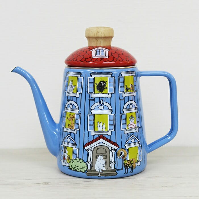 ムーミンハウス ドリップポット IH対応 1.0L 富士ホーロー MOH-1.0DP