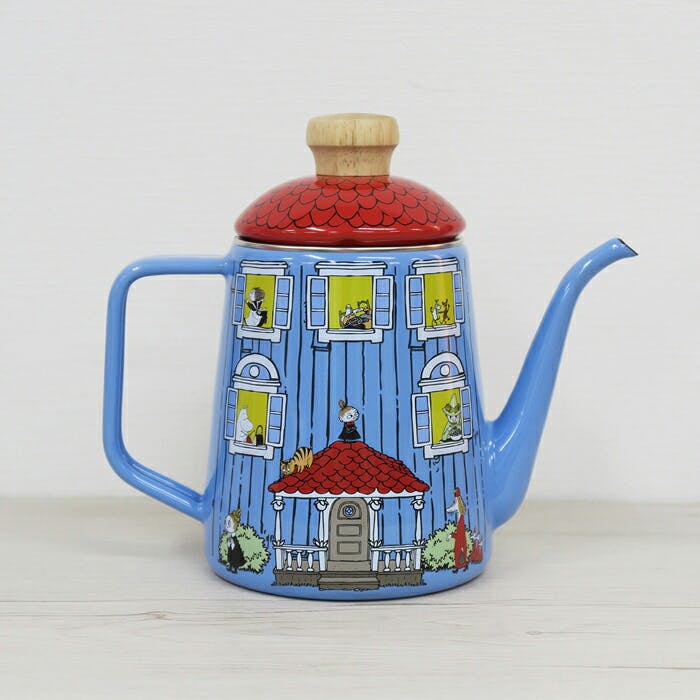 ムーミンハウス ドリップポット IH対応 1.0L 富士ホーロー MOH-1.0DP