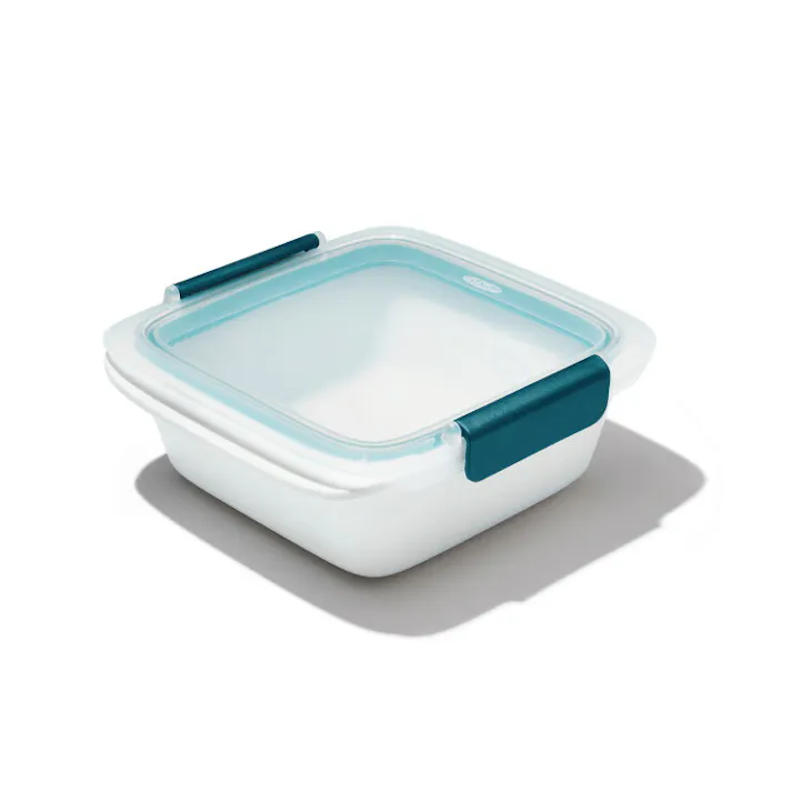 オクソー プレップ&ゴー ランチコンテナ 1L OXO 11301600【ランチボックス 弁当箱 サンドイッチケース 1段 レンジ対応 食洗機対応 保存容器 密閉 冷蔵 冷凍 フードコンテナ】ランチコンテナ1L