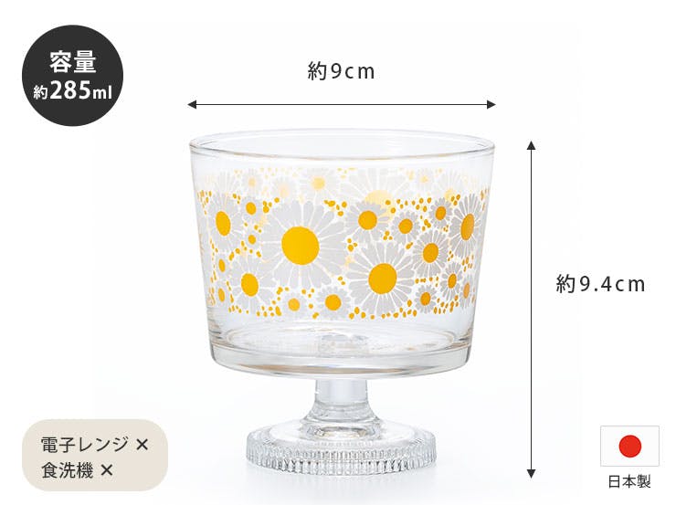 レトロ　ガラスデザートカップ 日本製　手作り　３個 楽天市場】デザートカップ ガラス レトロ 【 アデリアレトロ 脚