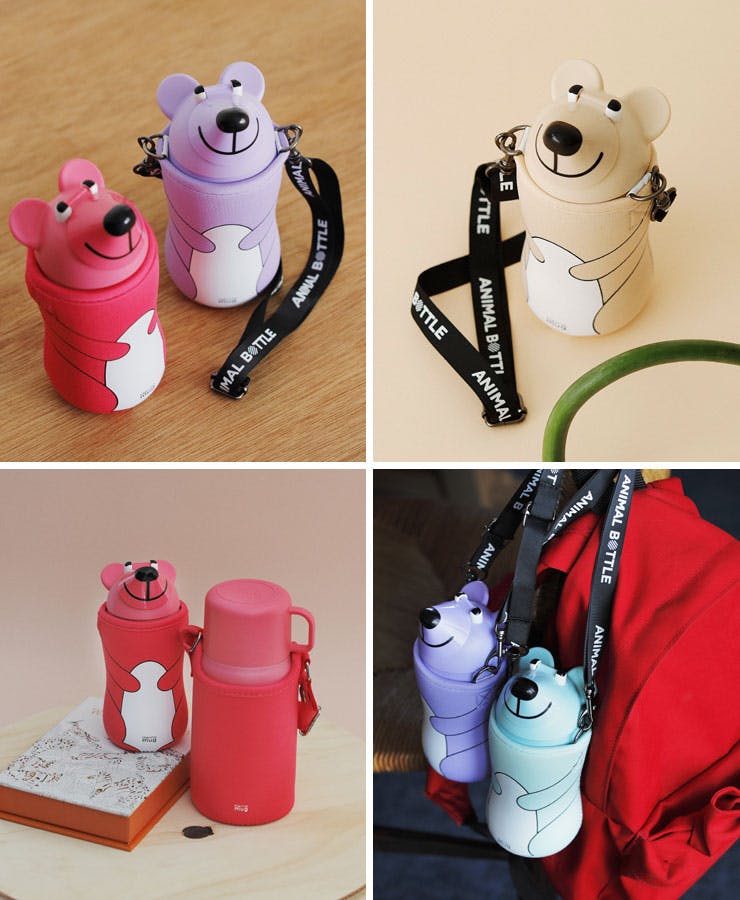 超レア YOGI BEAR 水筒 アラジンサーモボトル 昭和レトロ Amazon.co.jp