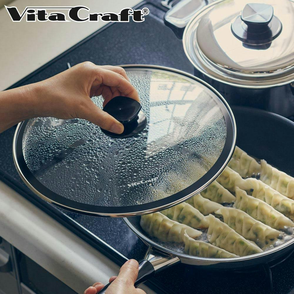 ビタクラフト ガラス蓋 20cm NO.3110 Vita Craft【フライパンカバー 鍋