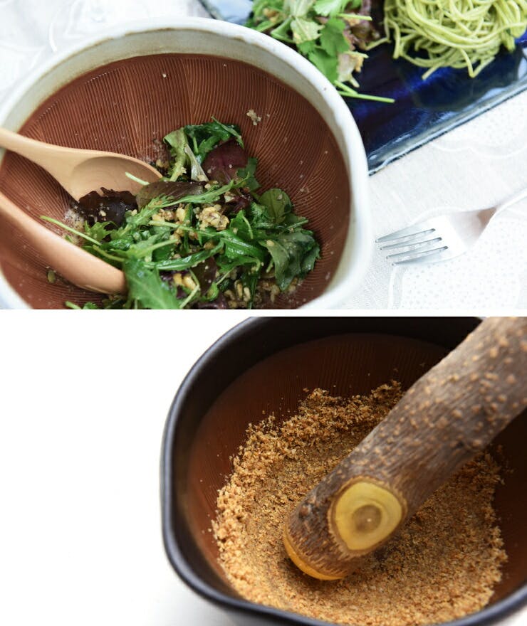 もとしげ すり鉢 中 元重製陶所 石見焼【すりばち ごますり器 陶器