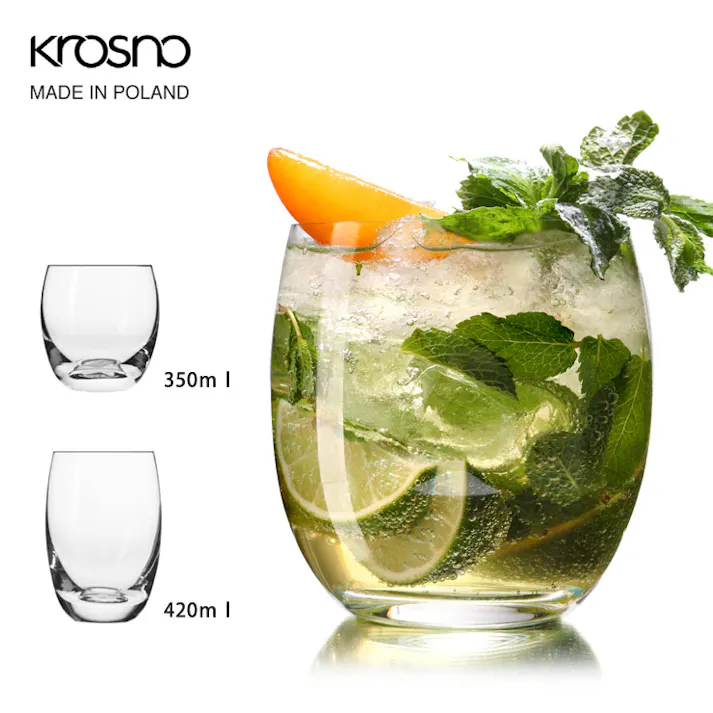 クロスノ アリス タンブラー 420ml 6個 セット krosno【タンブラー コップ ガラス グラス カリクリスタル】