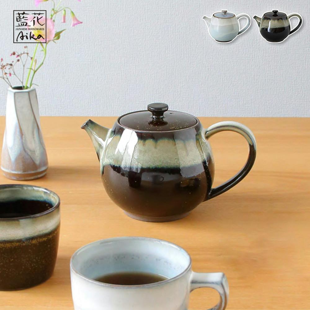 オーロラ ポット 波佐見焼 藍花【ティーポット 600ml 急須 陶器