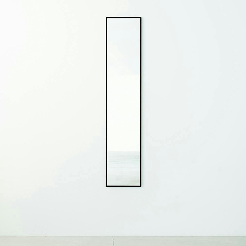 340　細枠ウォールミラー 幅32cm◇国産の木目が美しい全身鏡 340 細枠ウォールミラー 幅32cm◇国産の木目が美しい全身鏡