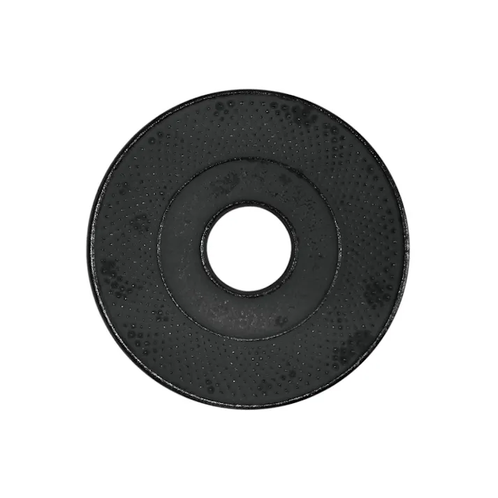 岩鋳 釜敷 丸アラレ 小 10cm 黒 10051 藍花 南部鉄器【鍋敷き ポットスタンド 鋳鉄 南部鉄 日本製】 黒