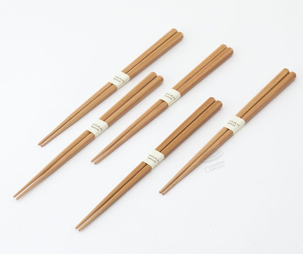 食洗機対応 天然木 Natural Wood 箸5膳組 セット 23cm【箸セット