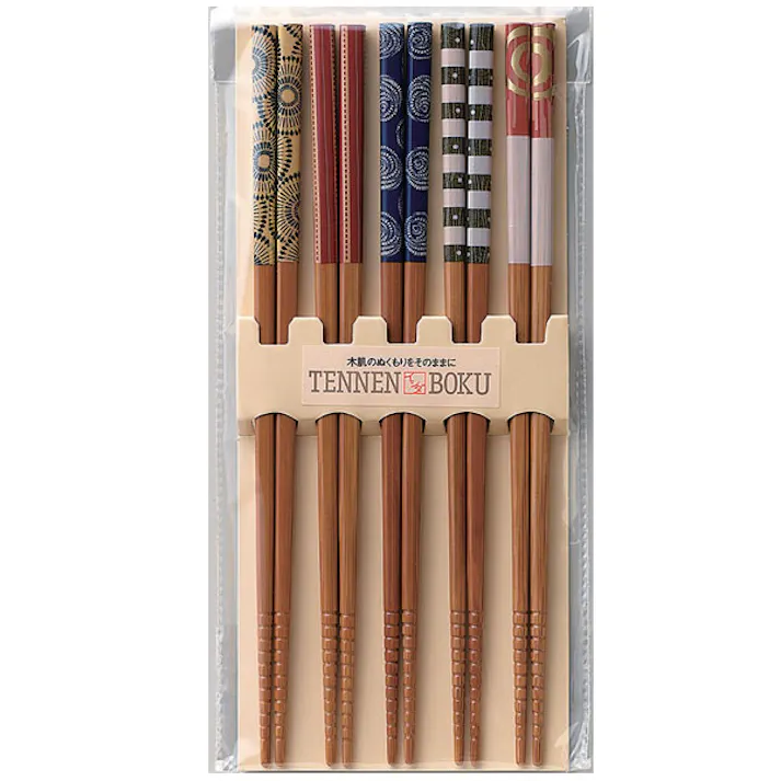 箸 5膳組 セット 22.5cm すす竹 雅 イシダ【お箸 おはし 箸セット お箸セット 竹箸 客用箸 和柄 天然木使用 日本製】