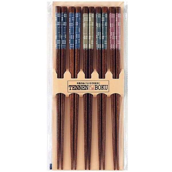 イシダ 箸 5膳組 セット 23.0cm 格子柄 送料無料【】 メール便 箸・箸置き イシダ 箸 5膳組 セット 23.0cm 格子柄 送料無料【】 メール便 箸・箸置き