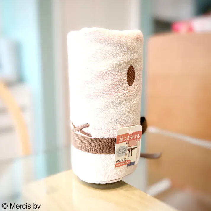 ミッフィー ひも付きフェイスタオル DB1658 西川【紐付きタオル フェイスタオル キャラクター コットン miffy グッズ】