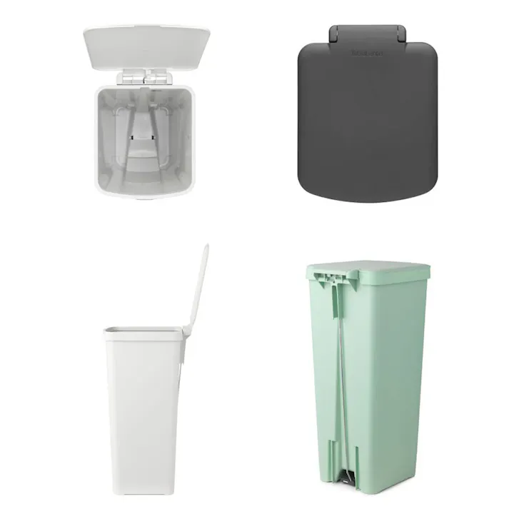 ブラバンシア ステップアップ ペダルビン 40L brabantia【ゴミ箱 ペダル式 角型 40リットル ふた付き 足踏み ダストボックス キッチン】 ライトグレー