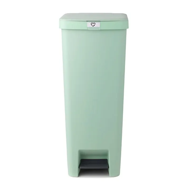 ブラバンシア ステップアップ ペダルビン 40L brabantia【ゴミ箱 ペダル式 角型 40リットル ふた付き 足踏み ダストボックス キッチン】 ライトグレー