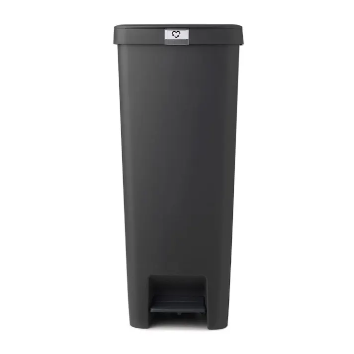 ブラバンシア ステップアップ ペダルビン 40L brabantia【ゴミ箱 ペダル式 角型 40リットル ふた付き 足踏み ダストボックス キッチン】 ライトグレー