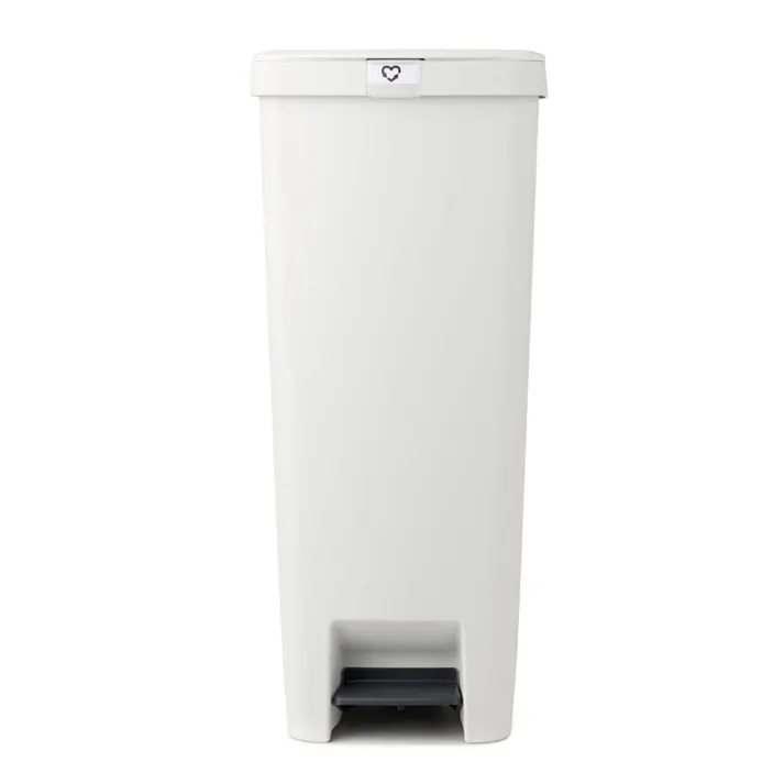 ブラバンシア ステップアップ ペダルビン 40L brabantia【ゴミ箱 ペダル式 角型 40リットル ふた付き 足踏み ダストボックス キッチン】 ライトグレー