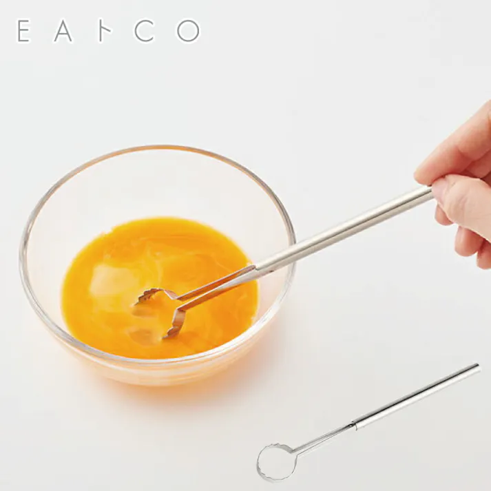 ヨシカワ EAトCO トク たまごとき イイトコ Toku egg beater AS0054 メール便【卵 マドラー 調理ツール ステンレス 日本製】