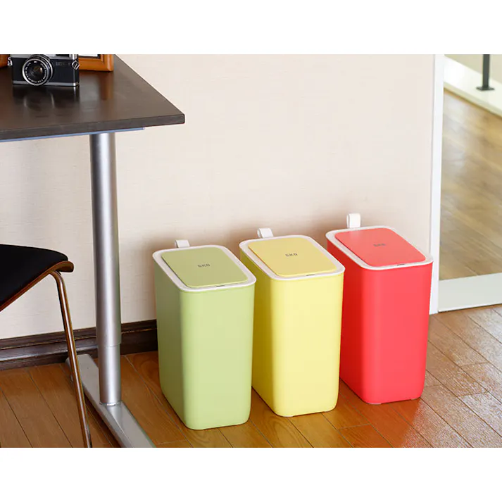 EKO モランディ スマート センサービン 8L 電池式 イーケーオー EK6287-8L【ゴミ箱 自動開閉 センサー 電動 スリム 生ゴミ ダストボックス 長方形 ふた付き センサーゴミ箱 キッチン 洗面所 トイレ におい軽減】 ブルー