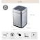 EKO エコスマート X 充電式センサービン 6L イーケーオー シルバー EK9252RGMT-6L【ゴミ箱 自動開閉 センサー 電動 USB充電 ダストボックス ふた付き ステンレス センサーゴミ箱 キッチン 洗面所 寝室】