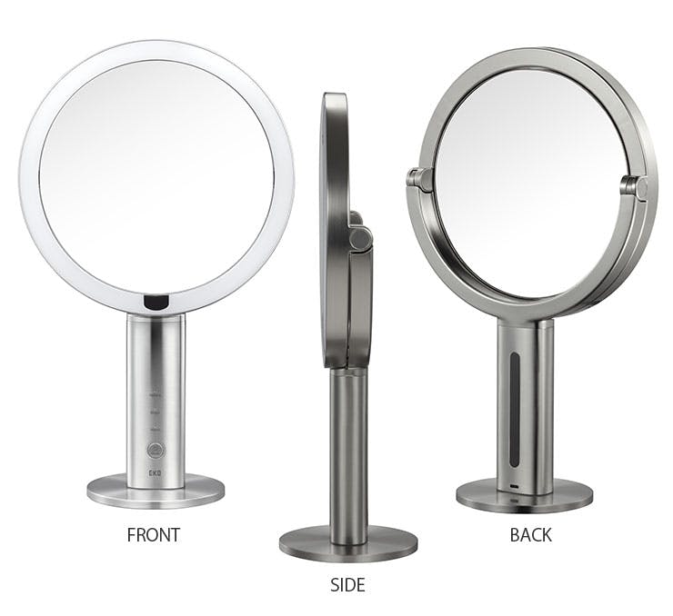 EKO イミラ プロ 両面センサーミラー 拡大鏡付き LEDライト USB