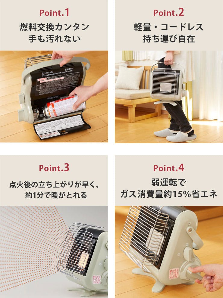 【新品未開封】イワタニ カセットガスストーブ マイ暖 CB-STV-MYD イワタニの公式オンラインショップ｜カセットガスストーブ マイ