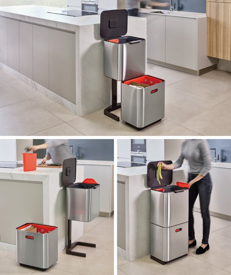 ジョセフジョセフ トーテム マックス 60L ステンレス 30060 ジョセフジョセフ トーテム マックス 60L ステンレス 30060