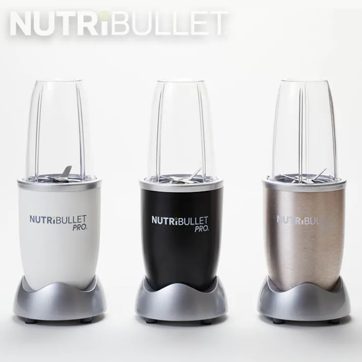 ニュートリブレット プロ NB-201 NutriBullet【ブレンダー ミキサー スムージー そのまま飲める 冷凍フルーツ 氷も砕ける 550ml&700mlのカップと飲み口リングが付属 キッチン家電】 メタリックブラック