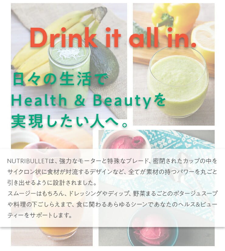 ニュートリブレット プロ NB-201 NutriBullet【ブレンダー