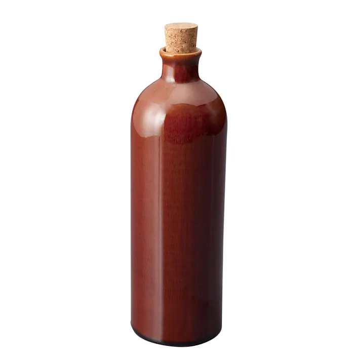 ハングアウト イオンボトル 720ml 信楽焼 Hangout Bottle Hg-11【ラジウムボトル ピッチャー 陶器 耐熱 水差し 冷蔵庫保存 日本製 信楽】 ブラウン