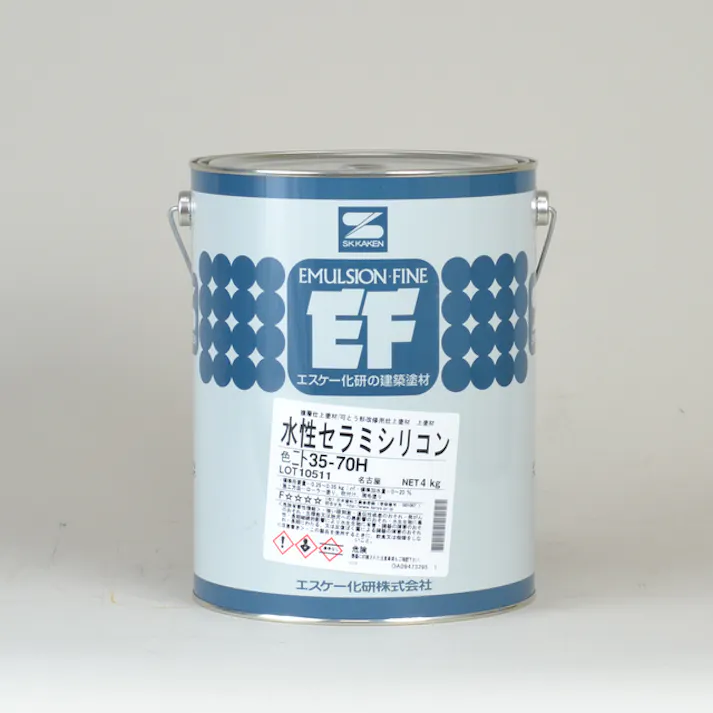 エスケー化研 水性セラミシリコン SR-405 3分艶 4Kg 外壁 水性