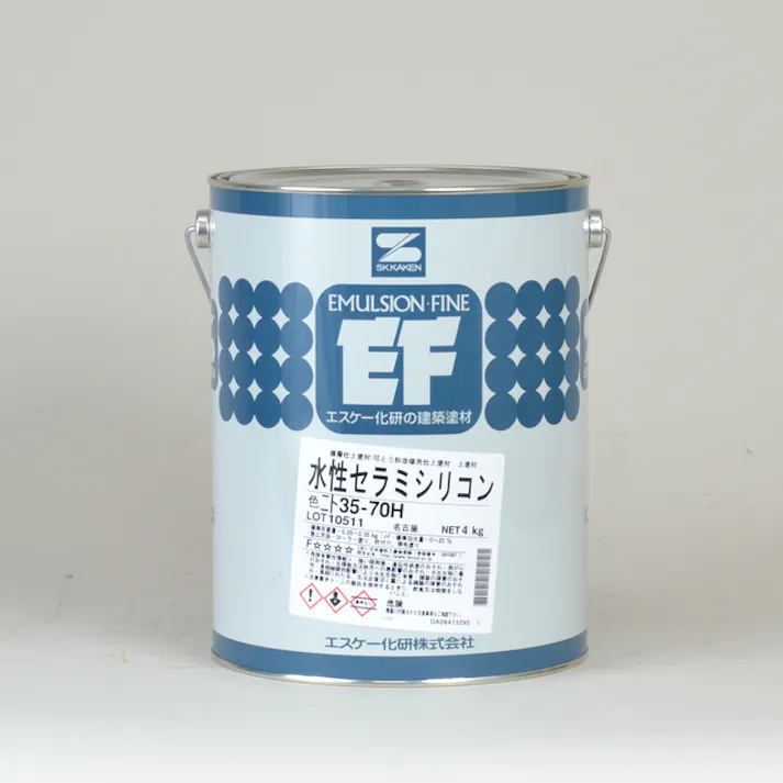 エスケー化研 水性セラミシリコン SR-104 艶有 4Kg 外壁 水性