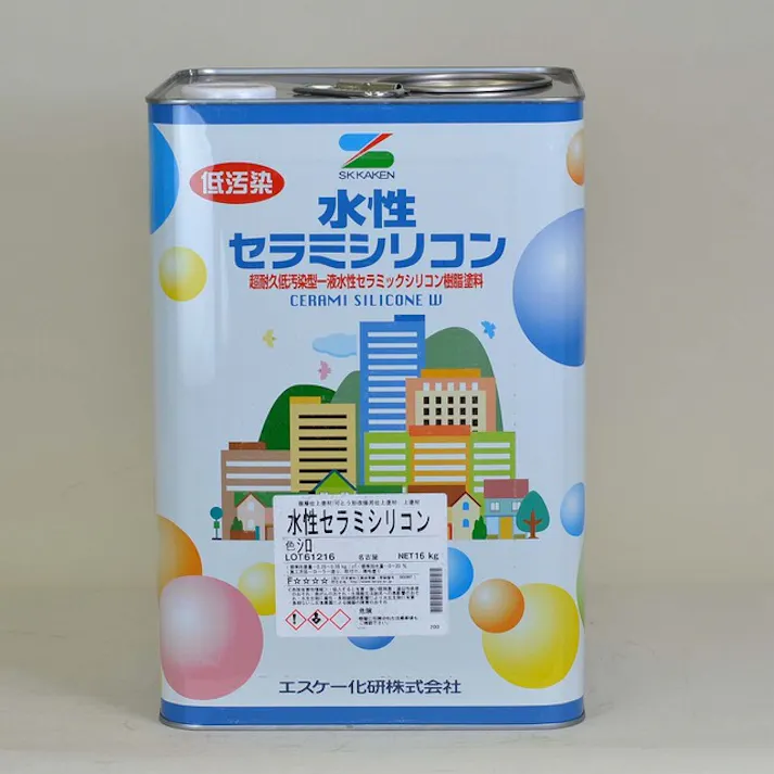エスケー化研 水性セラミシリコン SR-108 艶有 16Kg 外壁 水性