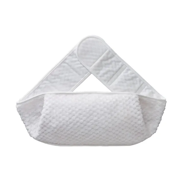 e湯たんぽベルト 蓄熱式 コードレス ワッフルファーカバー付き SHIZUKU AEY-B50 アピックス APIX INTL【ベルト 湯たんぽ 蓄電式 充電式 電気湯たんぽ 電気アンカ 電気カイロ ゆたんぽ】 ホワイト