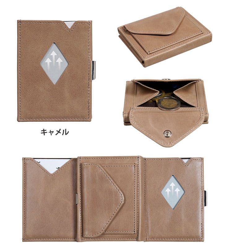 EXENTRI エキセントリ マルチウォレット スキミング防止 RFID