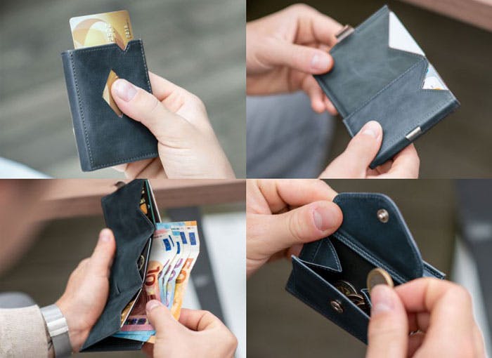 EXENTRI エキセントリ マルチウォレット スキミング防止 RFID
