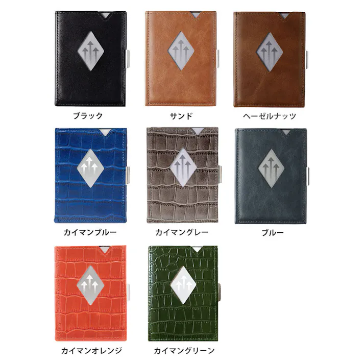 EXENTRI エキセントリ マルチウォレット スキミング防止 RFIDブロック【ミニマル財布 三つ折り財布 本革 ミニウォレット カード入れ 定期入れ コインケース 小銭入れ 薄型 大容量 メンズ レディース】 ヘーゼルナッツ