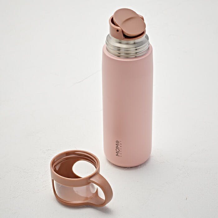 キューブ マグボトル コップ付き 380ml 真空断熱 MOMO concept【コップ