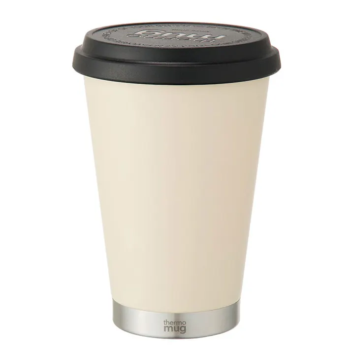 サーモマグ モバイルタンブラー ミニ 300ml M17-30 thermomug Mobile Tumbler Mini【蓋付きタンブラー 保温 保冷 タンブラー 持ち運び ふた付き コーヒー】アイボリー