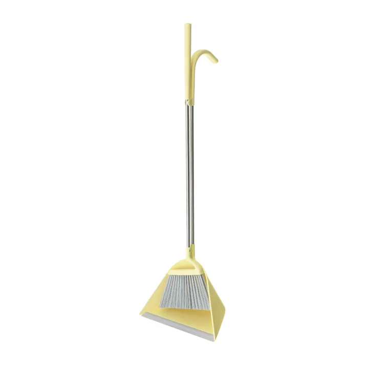 ティディ スウィープ tidy Sweep アッシュコンセプト テラモト【ほうき ちりとり セット 掃除用品 玄関 床 掃除】レモン