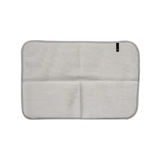 無限に抗菌する水切りマット knit kobo.h 原田織物【水切りマット キッチン 洗える 吸水マット ミューファン 速乾 抗菌 防臭 銀イオン 食器拭き キッチンクロス 日本製】 グレー