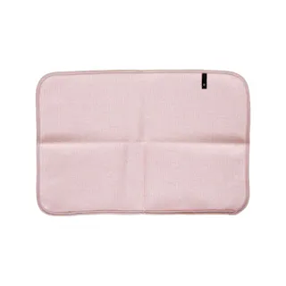 無限に抗菌する水切りマット knit kobo.h 原田織物【水切りマット キッチン 洗える 吸水マット ミューファン 速乾 抗菌 防臭 銀イオン 食器拭き キッチンクロス 日本製】 ピンク