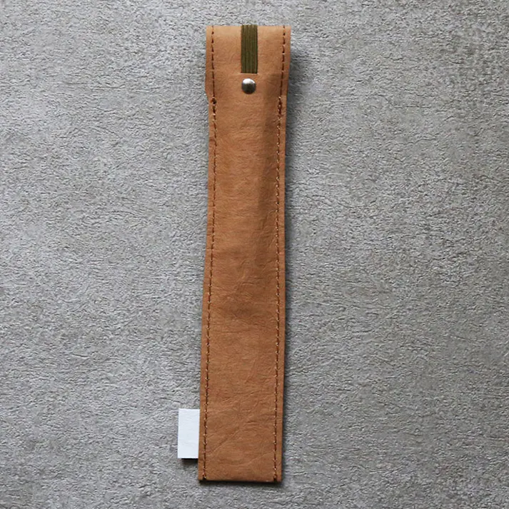 WPB ウォッシャブルペーパーで作った 先丸ナイフ専用ケース ブラウン KCS-CA【ナイフケース】