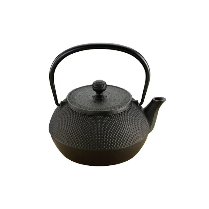 岩鋳 鉄瓶 7型アラレ IH対応 内面釜焼 南部鉄器【南部鉄瓶 やかん 直火 鋳鉄 鉄分補給 日本製】