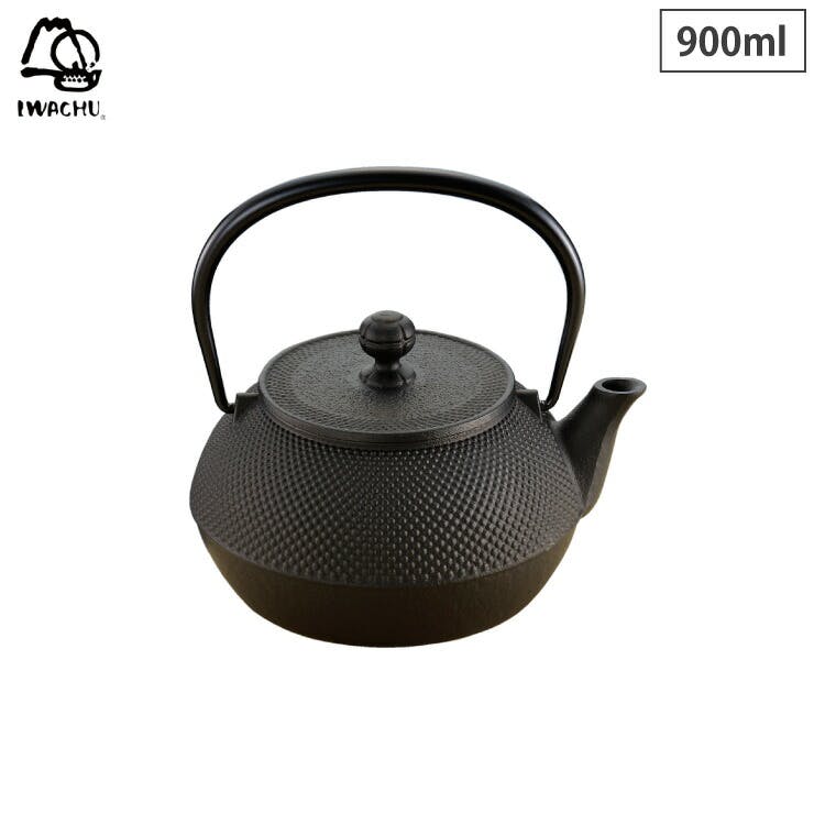 岩鋳 鉄瓶 7型アラレ IH対応 内面釜焼 南部鉄器【南部鉄瓶