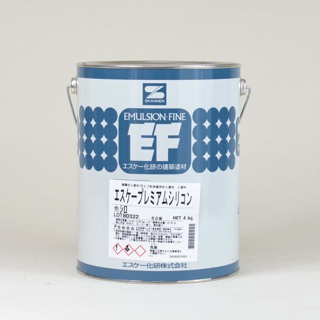 エスケー化研 プレミアムシリコン SR-428 3分艶 4Kg | ペンキ（塗料）・塗装用品 通販 | ホームセンターのカインズ