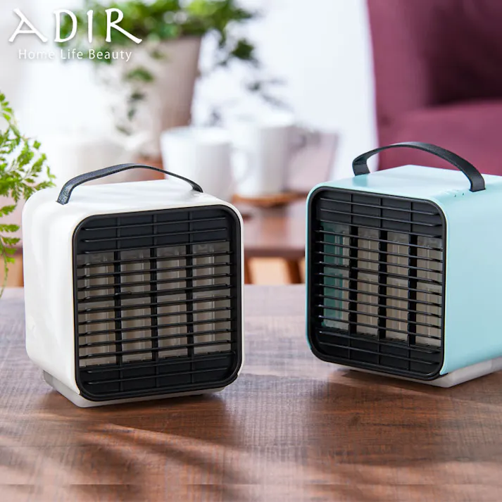 充電式卓上冷風扇 H40096/H40097 ADIR アディール【卓上扇風機 コードレス 充電式 ポータブル デスクファン 卓上ファン】 ホワイト