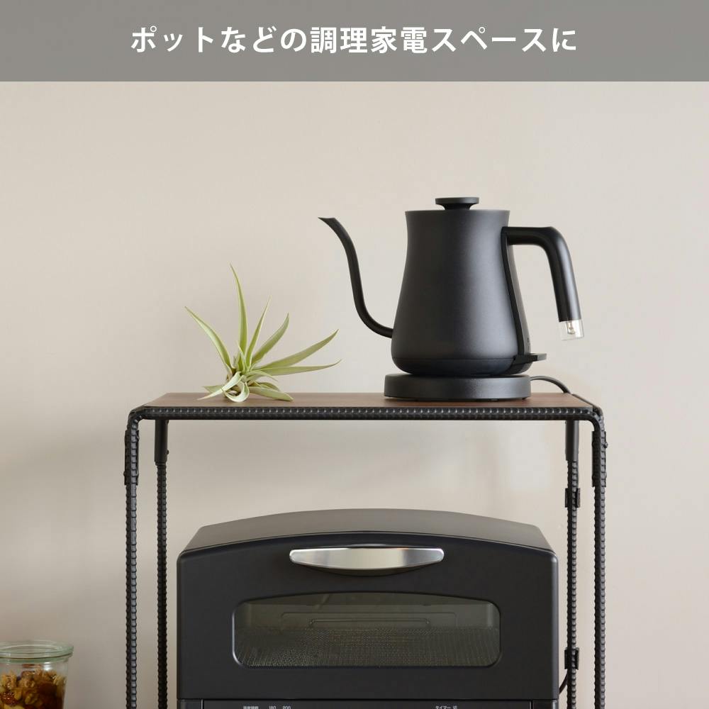 BOW トースターラック BWS8200 オークス AUX【キッチンラック